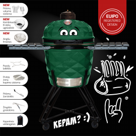 KAMADOCLUB PRO 2 PREMIUM+ KEPSNINĖ, ŽALIA