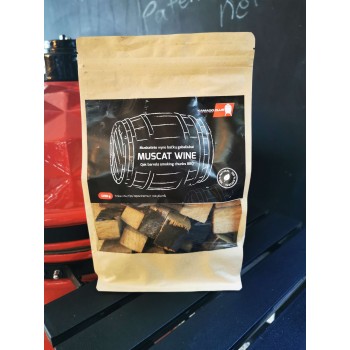 Muskatinio vyno statinių gabaliukai rūkymui, 1200g Muskatinio vyno statinių gabaliukai rūkymui, 1200g