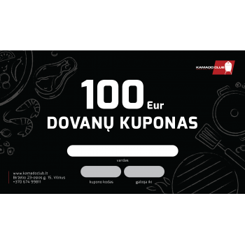 Dovanų kuponas KamadoClub, 100 Eur