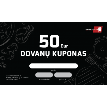 Dovanų kuponas KamadoClub, 50 Eur