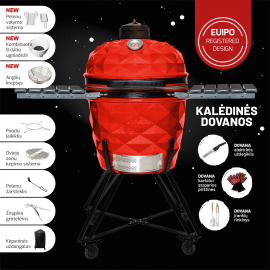 KAMADOCLUB PRO 2 PREMIUM+ KEPSNINĖ, RAUDONA