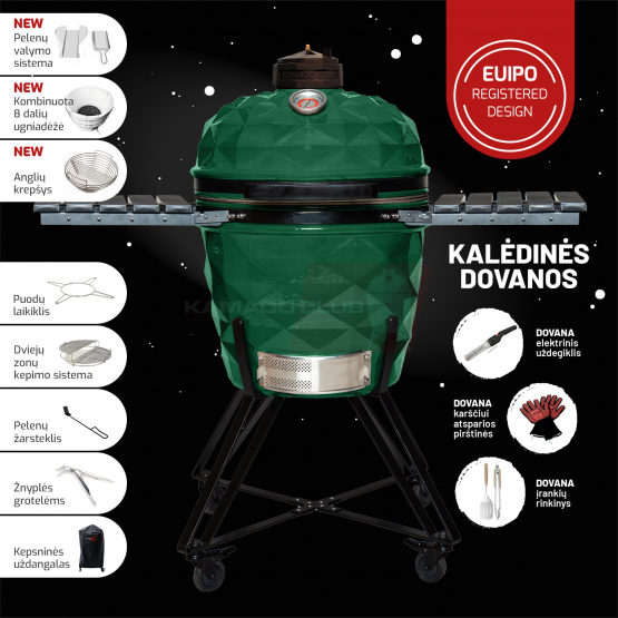 KAMADOCLUB PRO 2 PREMIUM+ KEPSNINĖ, ŽALIA | KAMADOCLUB.LT
