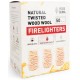 Natural twisted wood wool Firelighters