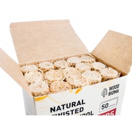 Susuktos medienos vilnos įdegtukai FIRELIGHTERS Susuktos medienos vilnos įdegtukai FIRELIGHTERS