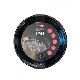 Paella emaliuota keptuvė, 32 cm
