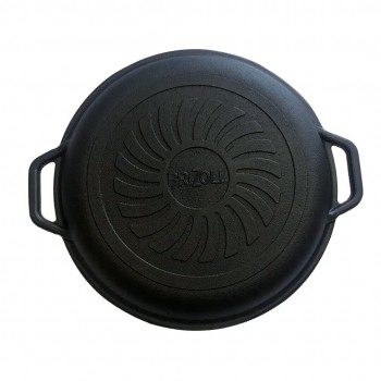 Impregnuota ketaus keptuvė-dangtis, 28 cm