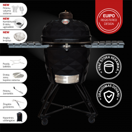 KAMADOCLUB PRO 2 PREMIUM+ KEPSNINĖ, JUODA