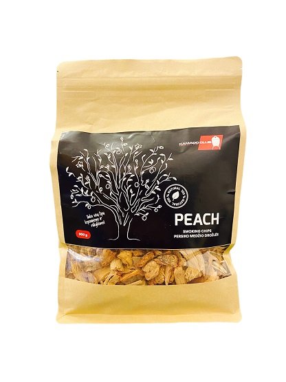 Peach shop wood chips